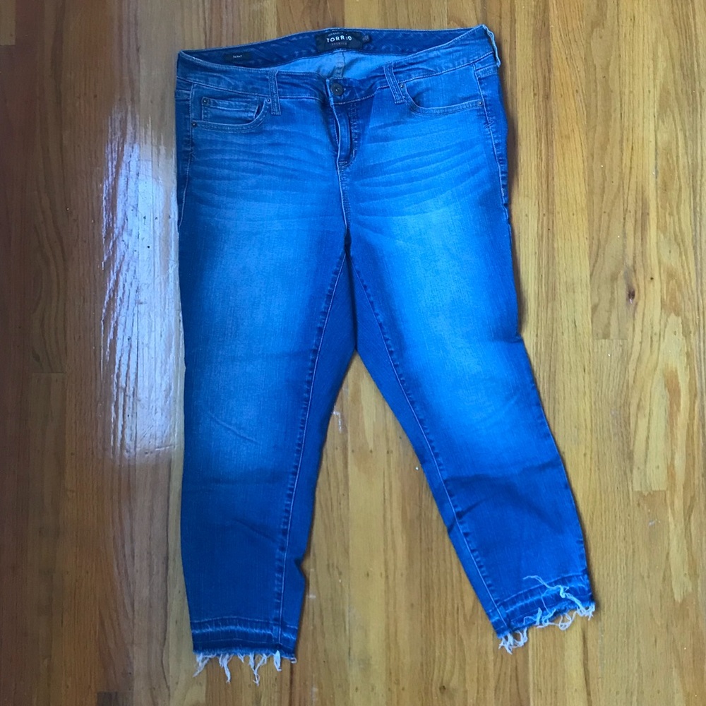 Torrid cropped jeans